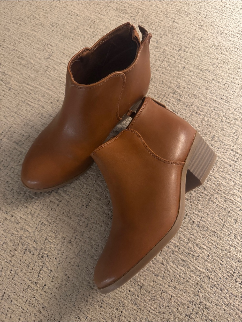 Women's Brown Ankle Booties - Classic Chelsea-Style Heel